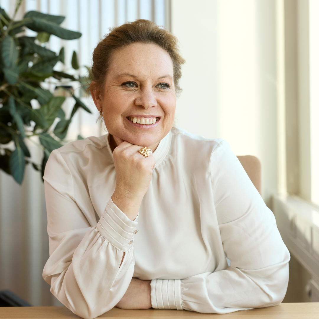 KlaraBo Maria Linden HR-chef Porträtt av Maria Lindén, HR-chef på KlaraBo